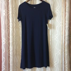 NWT St. John’s Bay Navy T Shirt Dress